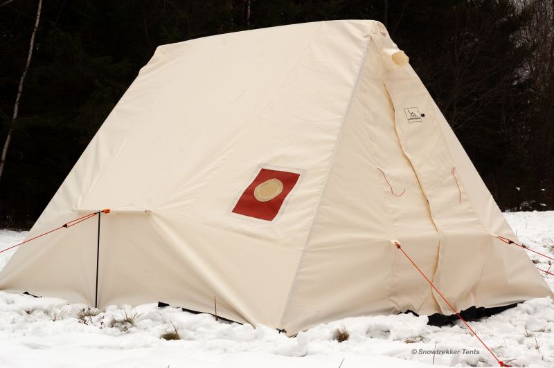 LOTN Outfitters Snowtrekker Tent 9x11.5 Crew Front Door Stove Jack