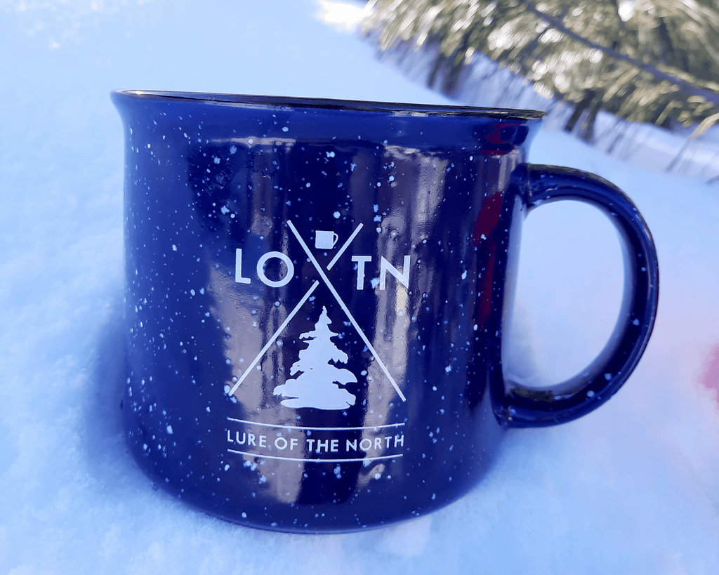 16 oz. LOTN Ceramic Mug - Cobalt Blue1 - Lure of the North Outfitters