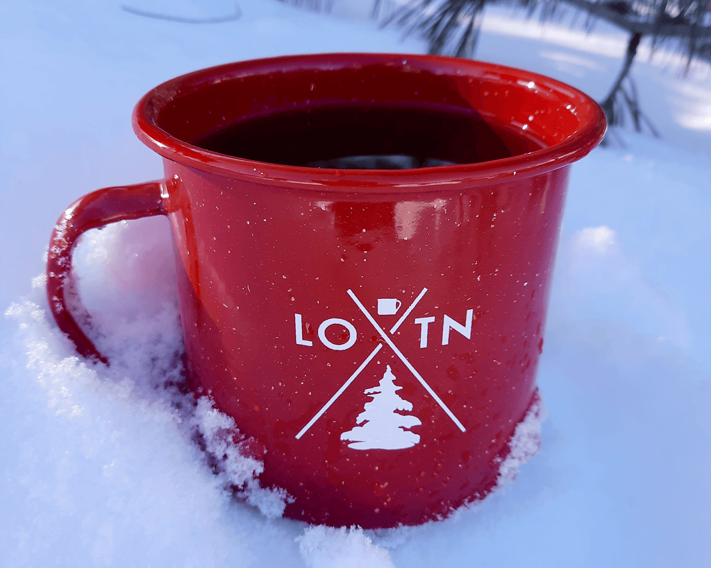 16 oz. LOTN Stainless Steel Mug - Red1 - Lure of the North Outfitters