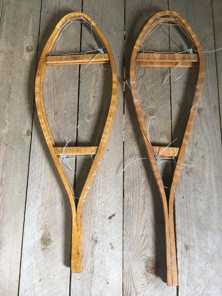 Traditional Snowshoes - DIY Weaving Kit (Vintage Frames) - Lure of the North Outfitters