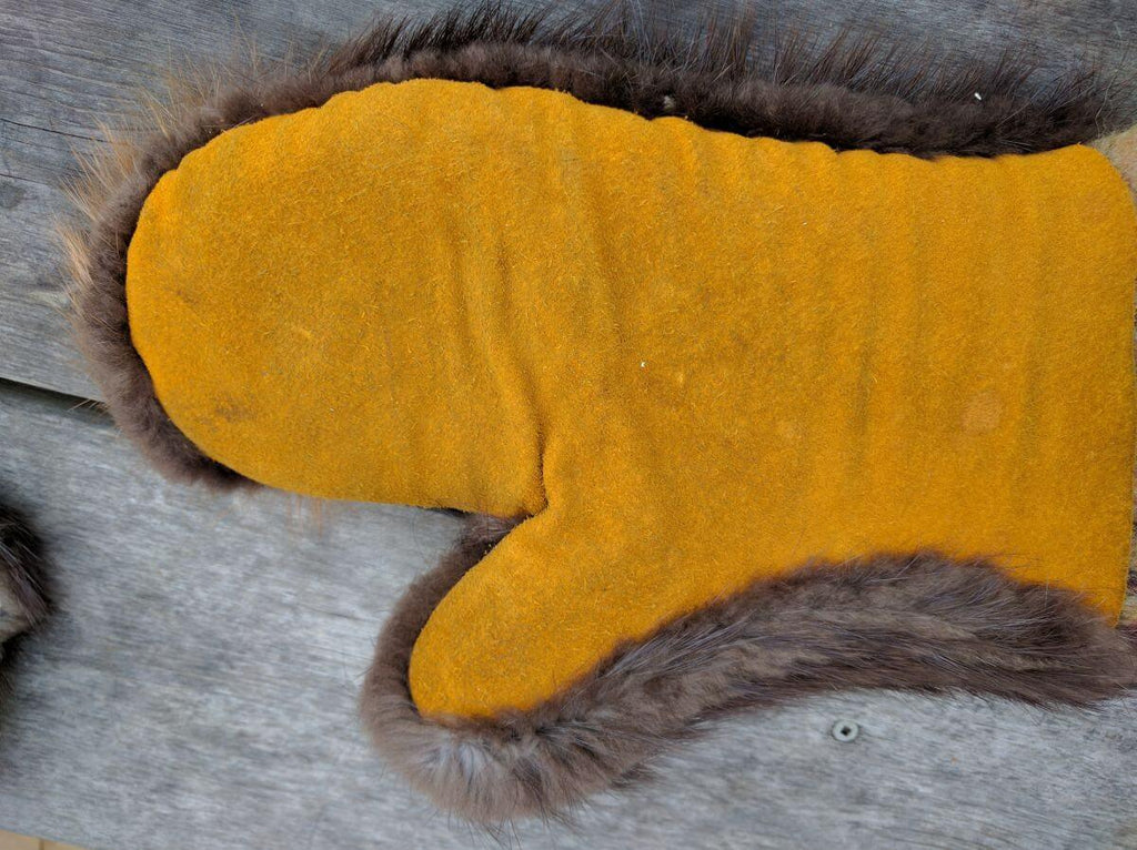 Beaver & Buckskin Mittens - DIY Kit - Hide Palm - Lure of the North Outfitters
