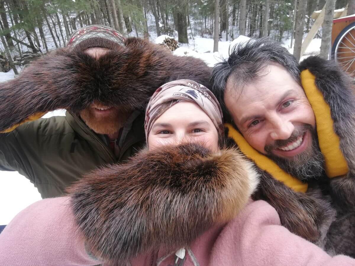 Beaver Buckskin Mittens DIY Kit - Main Image